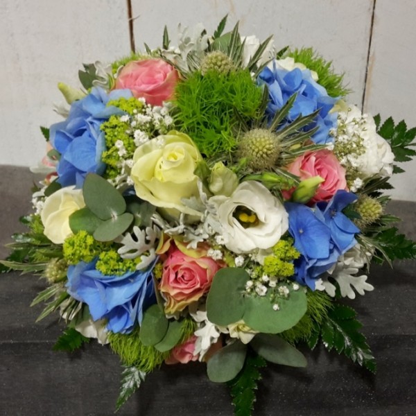 Bouquet rond multicolore