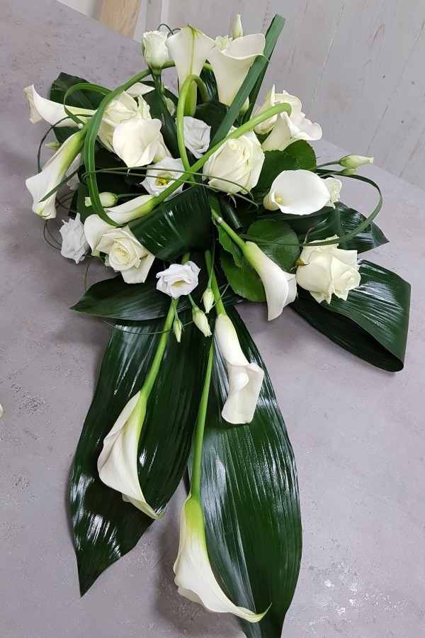 Composition florale pour mariage, fleurs